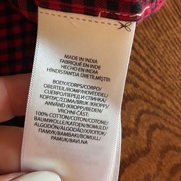 Ralph Lauren boys kids button down collared long sleeve shirt red plaid size 5 - Picture 7 of 10